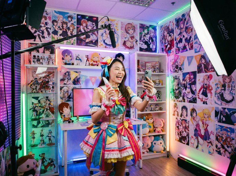 国产主播cosplay二次元拍摄